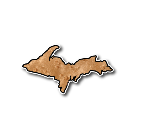 Birdseye Maple UP Sticker