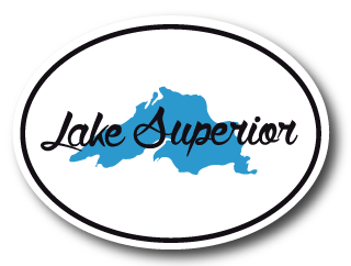 Lake Superior Oval Sticker