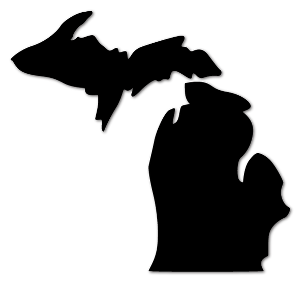 Michigan Die Cut Decal (multiple colors)