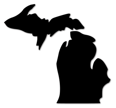 Michigan Die Cut Decal (multiple colors)