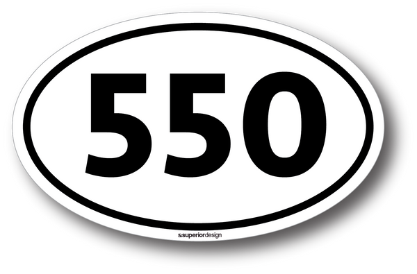 550 Sticker