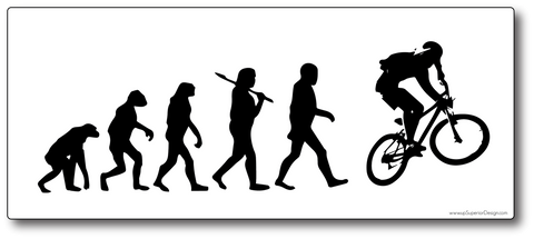 Evolution Mountain Bike Sticker
