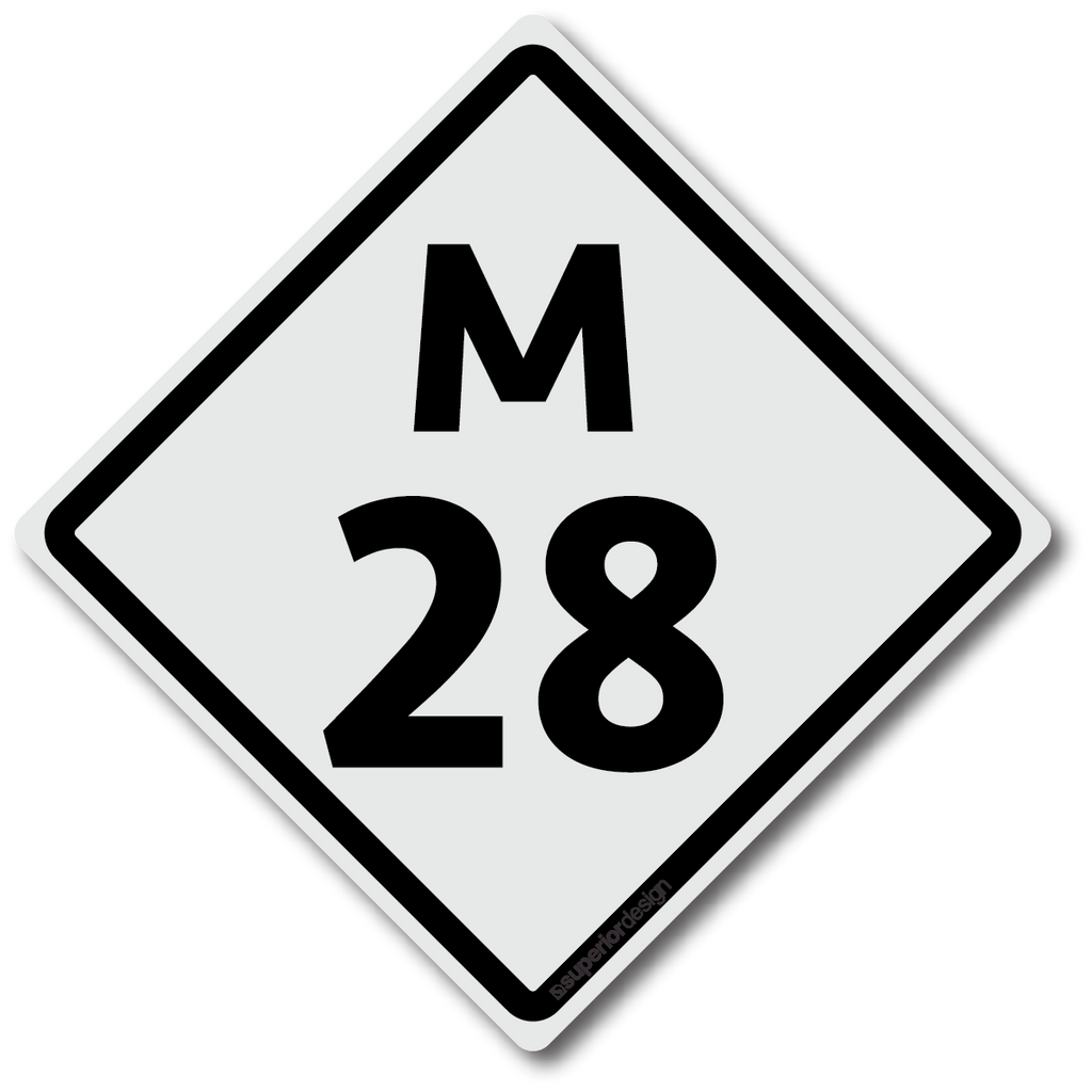 Signs P280 M28 Road Sign Sticker | Superior Design & Advertising