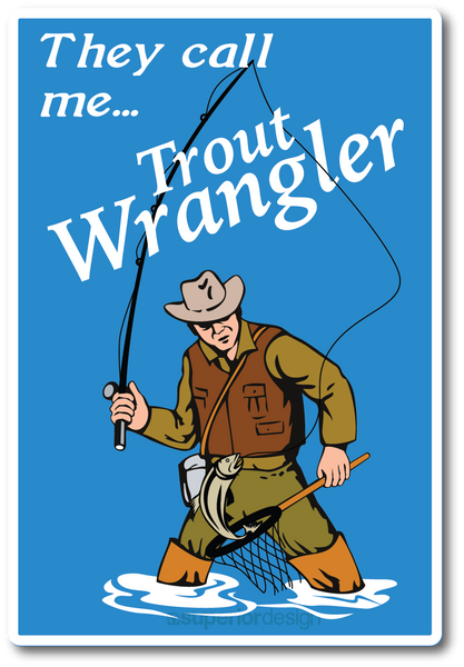 Trout Wrangler Sticker