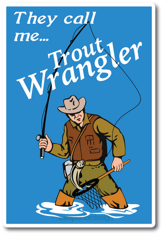Trout Wrangler Sticker
