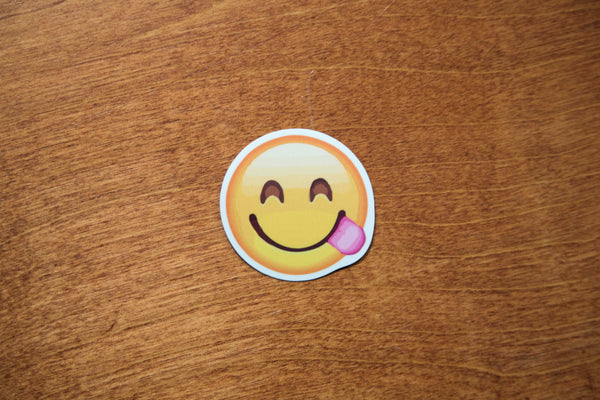 Smile Tongue Yum Emoji Sticker