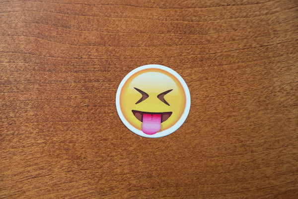Laughing Tongue Out Emoji Sticker